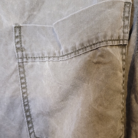 Express Boyfriend Shacket Button Down Size Large - Picture 4 of 8